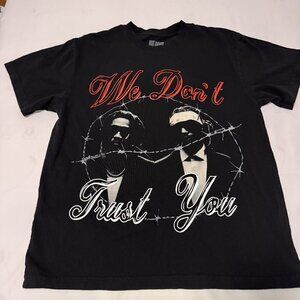 We Dont Trust Concert Shirt Adult Medium Black Future & Metro Boomin Tour Mens L